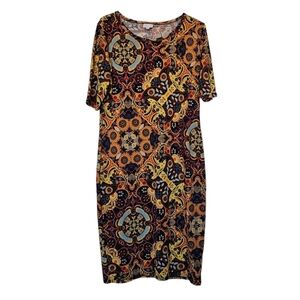 LuLaRoe Julia Pencil Dress Womens Large